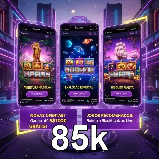 Ilustração de Acesse o Aplicativo da 85k e Jogue com Facilidade