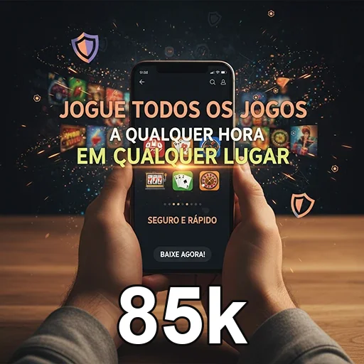 Ilustração de Acesse o Aplicativo da 85k e Jogue com Facilidade