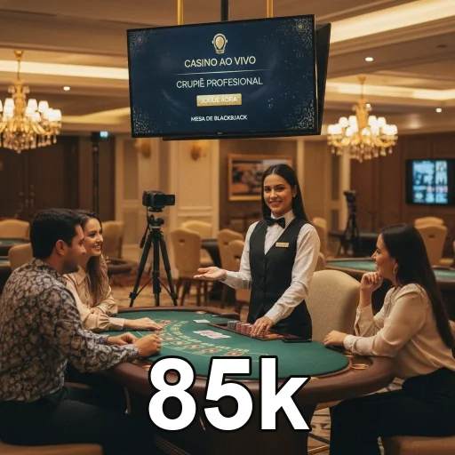 Ilustração de Acesse o cassino online 85k e aproveite uma experiência única