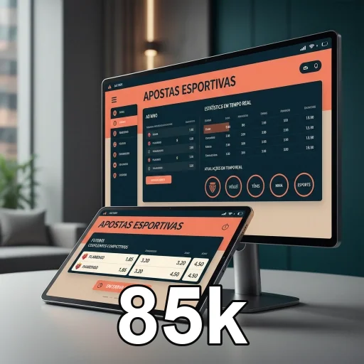 Ilustração de Acesse o cassino online 85k e aproveite uma experiência única