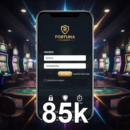 Ilustração de Explore a plataforma de jogos 85k com total segurança